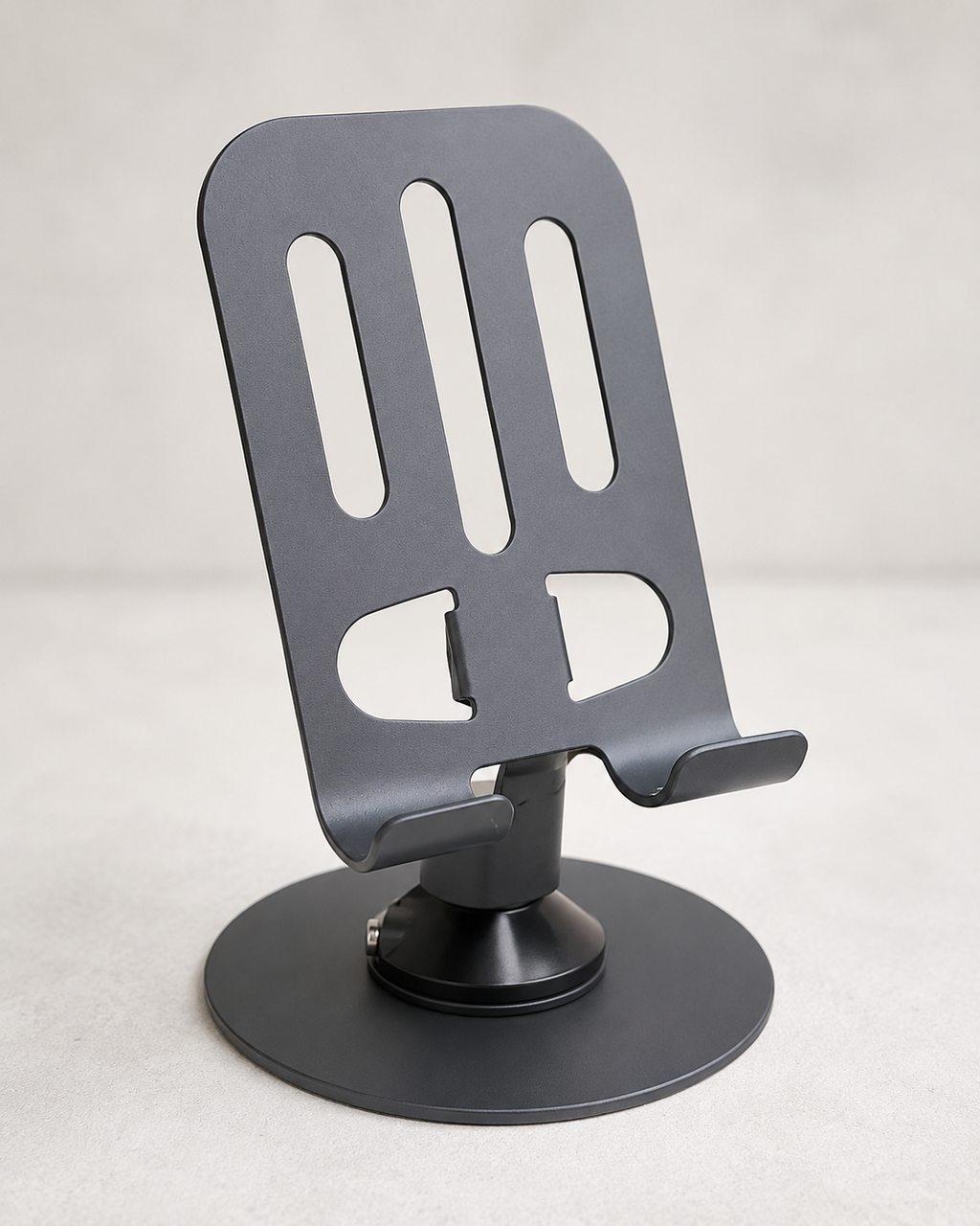 Support smartphone de bureau réglable – gris anthracite