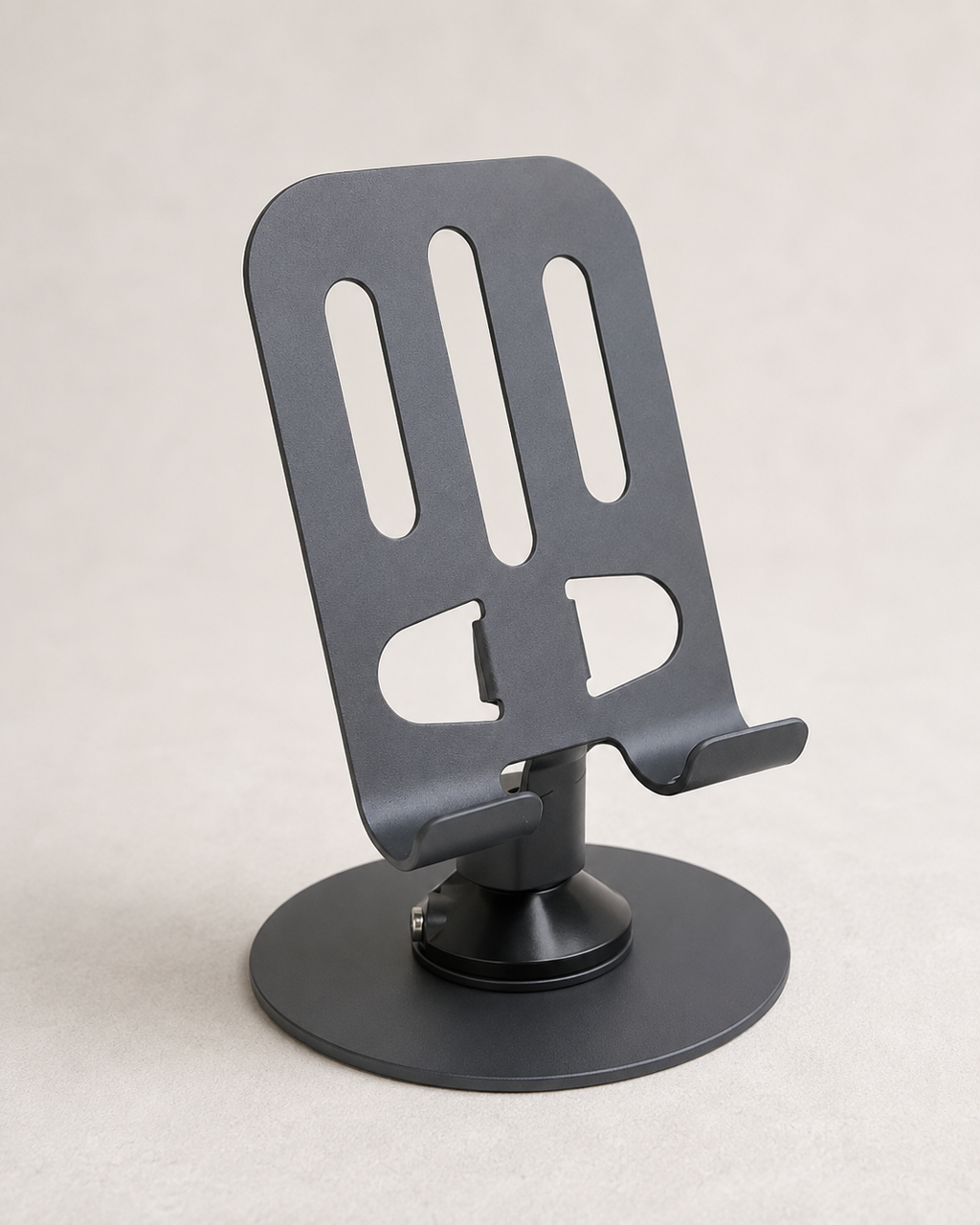 Support smartphone de bureau réglable – gris anthracite