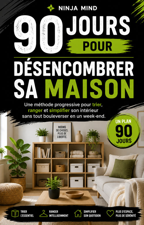 90 jours pour désencombrer sa maison — eBook Ninja Mind