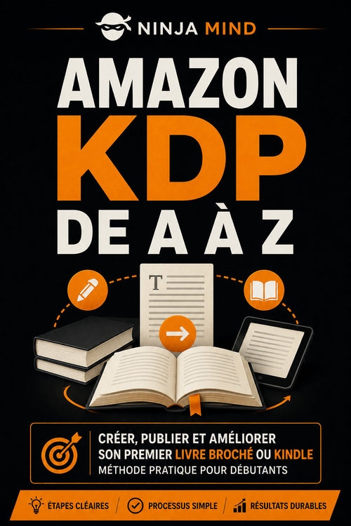 Amazon KDP de A à Z — eBook Ninja Mind