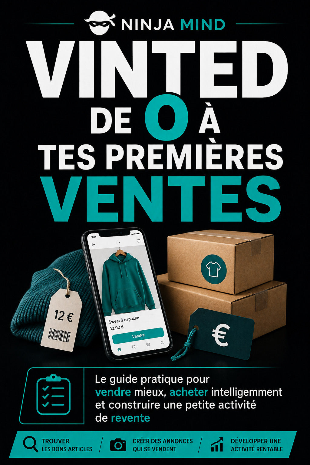 Vinted : de 0 à tes premières ventes — eBook Ninja Mind